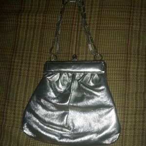 🌺SILVER METALLIC Handbag